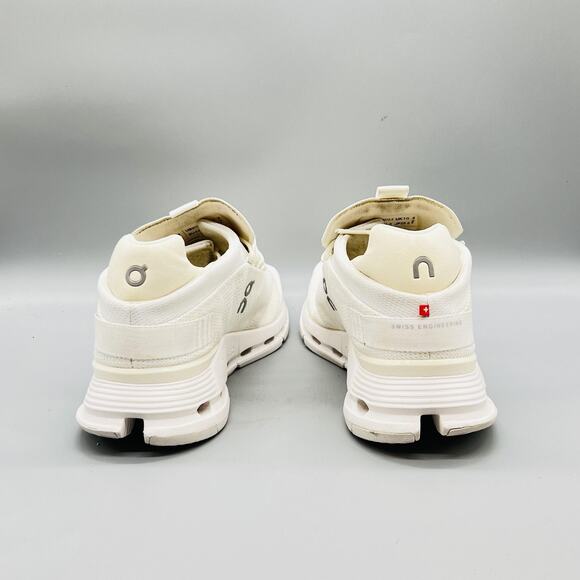 On Shoes Mens 10.5 White Mesh Cloudnova CloudTec Road Running Athletic Sneakers main image 4